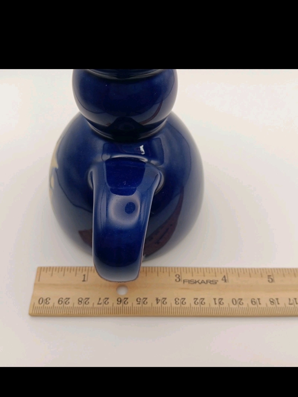 Cobalt Blue Sandstone Candle Holder with Stars - Picture 14 of 14